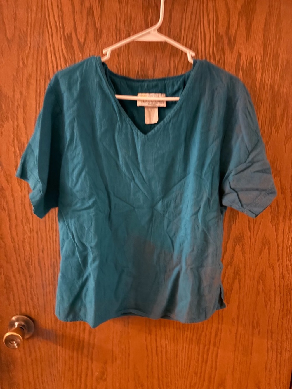 Two Potato V-Neck Short Sleeve Top